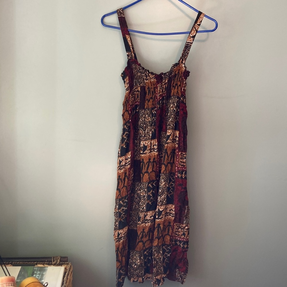 Bohemian Multicolor Sleeveless Dress